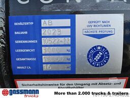 Abrollcontainer Halfpipe ca. 16m³, Hardox, hydr.