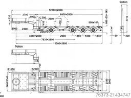 Faymonville 4-1+3-Achs-Tele-Semi-Radmulden-Rampen