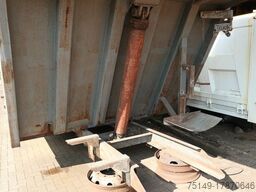 Stahl - Hinterkippmulde ca. 18 cbm, Hilfsrahmen