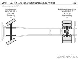 MAN TGL 12.220 2020 Dhollandia 305.740km