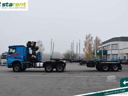 MERCEDES-BENZ Arocs 3653 6x6 Penz Holzkran + Ressenig Holzrung