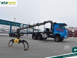 MERCEDES-BENZ Arocs 3653 6x6 Penz Holzkran + Ressenig Holzrung