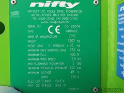 Niftylift HR17NDE HYBRIDE Hybrid Battery & Diesel, 17m Worki