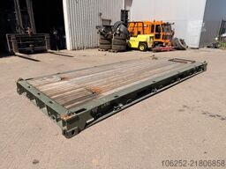 κοντέινερ γάντζου CONTAINER 20FT FLATRACK - TWISTLOCKS - HARDWOOD FLOOR - 5...
