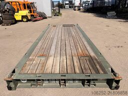CONTAINER 20FT FLATRACK - TWISTLOCKS - HARDWOOD FLOOR - 5...