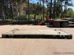 CONTAINER 20FT FLATRACK - TWISTLOCKS - HARDWOOD FLOOR - 5...