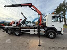 Volvo FM 400 6x2 HOOKLIFT + CRANE PALFINGER PK 15500 ...