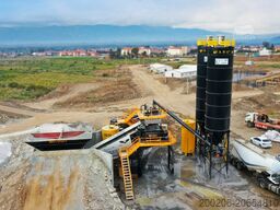 FABO mobile concrete mixing plants Turbomix100 mobile concrete mixing plant