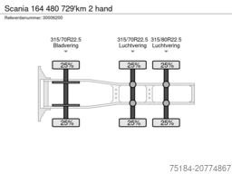 Scania 164 480 729'km 2 hand