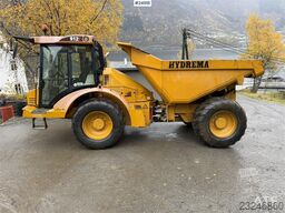 Hydrema 912E Dumper truck with white registration plates