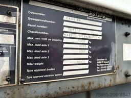 Estepe EMAW 18 / Wipkar - Mid Axle Trailer / Box / APK...