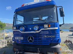 Mercedes-Benz Actros 1840 plow rigged 4x4 tipper truck w/ two se