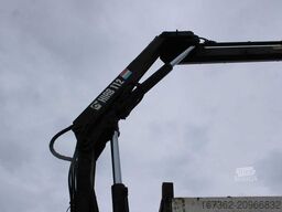 RENAULT Kerax 260.19, EURO 2, SIDEWALLS, CRANE HIAB 112