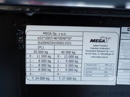 MEGA WYWROTKA / 26 m3 / STALOWA / STANDARD / O? PODNO