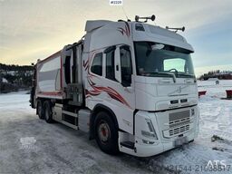 Volvo FM500 6x2 refuse collection truck with Norba 2-com