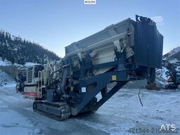 Metso LT1110S impact crusher with screen