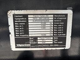 Tracon Trailers TO 2 + 2 X BPW AXLE + 2.72 height + STEERING AXLE