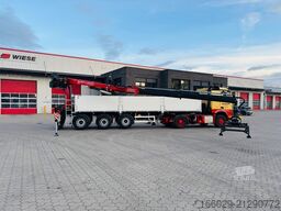  Wiese Baustoffauflieger mit Fassi Kran F240