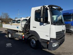MERCEDES-BENZ ATEGO 816 Kipper 3-Seiten*KRAN HIAB X 078*2xAHK