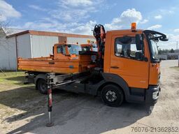 MERCEDES-BENZ Atego 818 K Atlas Kran Funk 2 x AHK Standheizung
