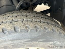 SCANIA 124-420 8X4 RIBALTABILE + GRU EFFER 210