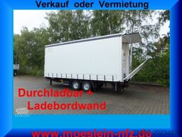Möslein TPS 11 DL 7,30  neuer Planenanhänger, Ladebordwand + Durchladbar