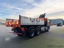 Volvo FMX 460 6x4 3 zijdige Kipper/ Hiab 288 E-6,Winc...