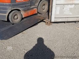 Stahlrampe Rampe Containerrampe Schwerlastrampe Auffahrampe