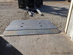 Stahlrampe Rampe Containerrampe Schwerlastrampe Auffahrampe