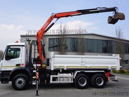 Mercedes-Benz Arocs 2636 / 6x4 / HDS Fassi / 3-Way Tip