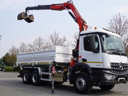 Mercedes-Benz Arocs 2636 / 6x4 / HDS Fassi / 3-Way Tip