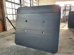 Stahlrampe Rampe Containerrampe Schwerlastrampe Auffahrampe