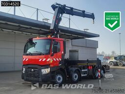 Renault C 460 8X2 HIAB 477EP-2 HIPRO Crane Kran Lift+st...