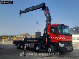 Renault C 460 8X2 HIAB 477EP-2 HIPRO Crane Kran Lift+st...