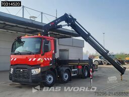 Renault C 460 8X2 HIAB 477EP-2 HIPRO Crane Kran Lift+st...