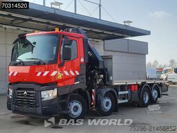 Renault C 460 8X2 HIAB 477EP-2 HIPRO Crane Kran Lift+st...