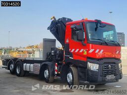 Renault C 460 8X2 HIAB 477EP-2 HIPRO Crane Kran Lift+st...