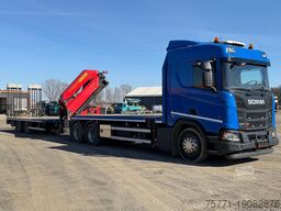 Scania 500R XT 6x4 PLATFORMA Z HDS PK53002 SH + PRZYCZEPA