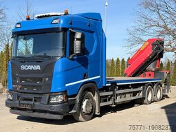 Scania 500R XT 6x4 PLATFORMA Z HDS PK53002 SH + PRZYCZEPA