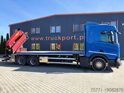 Scania 500R XT 6x4 PLATFORMA Z HDS PK53002 SH + PRZYCZEPA