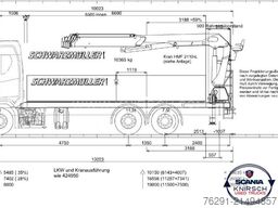 SCANIA Scania R500B6x2*4NB /  HMF 2110L /