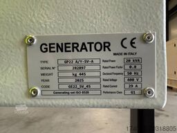 Yanmar 4TNV88-22G - 22 kVA - Stage V Genset - DPX-19907-O