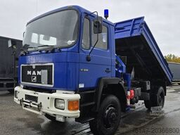 MAN 17.232 4x4 Allrad Meiller Kipper Kran Atlas 60.1