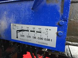 MAN 17.232 4x4 Allrad Meiller Kipper Kran Atlas 60.1