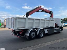 Scania P 340 Euro 6 CNG HMF 25 Tonmeter laadkraan