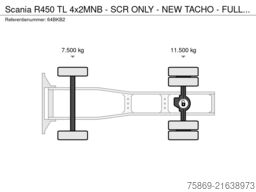 Scania R450 TL 4x2MNB - SCR ONLY - NEW TACHO - FULL AI...