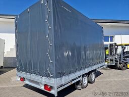 trailershop Hochlader mit Plane Spriegel 405x203x210cm lager