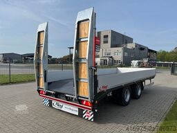 FLIEGL TPS 140 Bau mit Heckanschr. 6,2m Tandem Plattfor