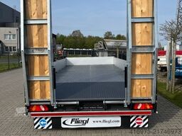 FLIEGL TPS 140 Bau mit Heckanschr. 6,2m Tandem Plattfor