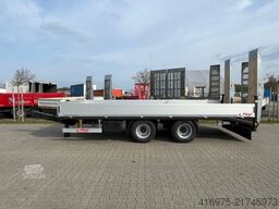 FLIEGL TPS 140 Bau mit Heckanschr. 6,2m Tandem Plattfor